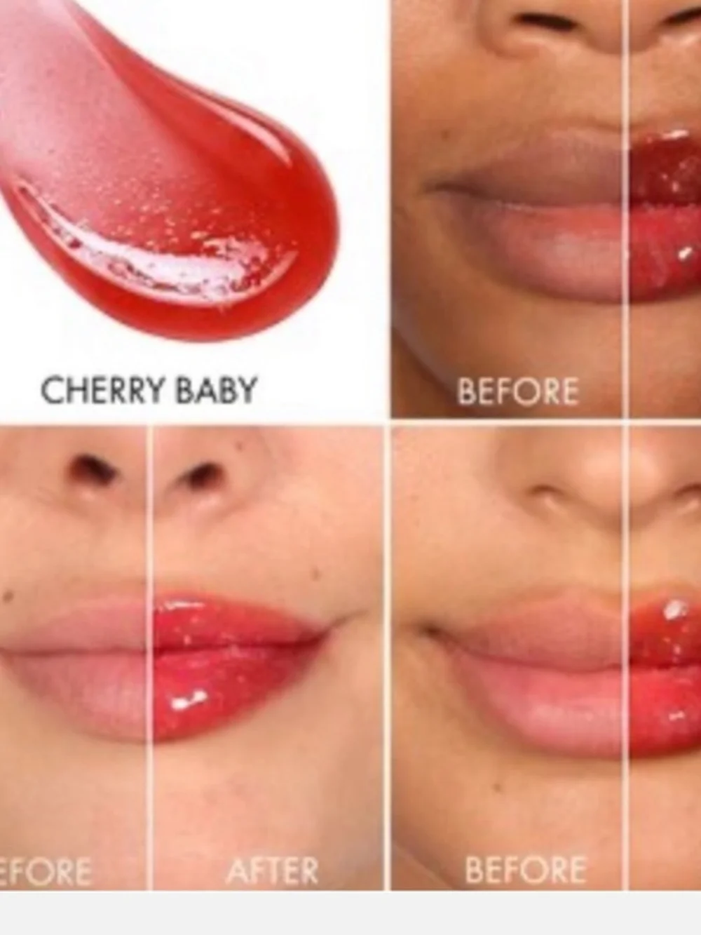 TRULY Cherry Baby Luxury Lip Oil - Cherry Red